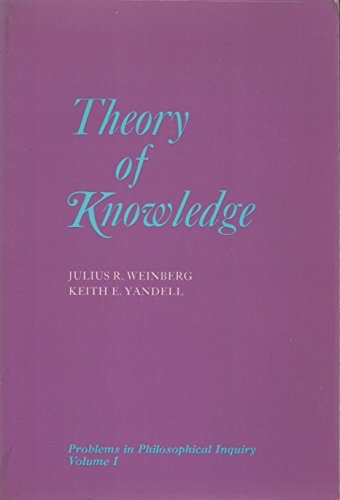 Beispielbild fr Theory of Knowledge zum Verkauf von Wonder Book