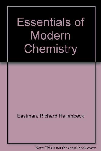 Stock image for Essentials of modern chemistry for sale by Better World Books