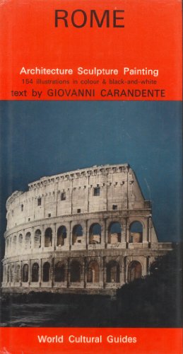 9780030859847: World Cultural Guides: Rome