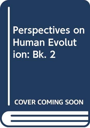 Imagen de archivo de Perspectives on Human Evolution a la venta por Better World Books