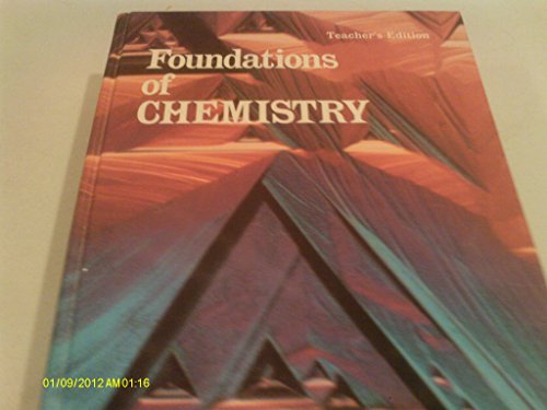 Stock image for Foundations of Chemistry for sale by ThriftBooks-Atlanta