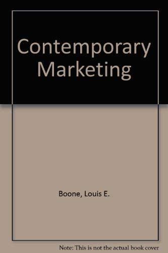 9780030885181: Contemporary Marketing