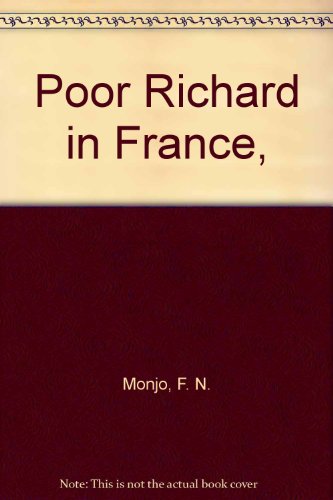 Stock image for Poor Richard in France, for sale by Better World Books