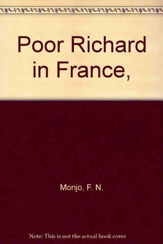9780030885983: Poor Richard in France,