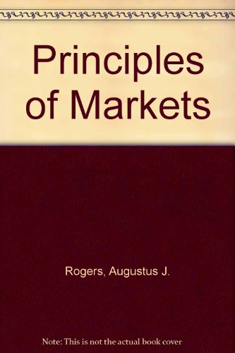 Stock image for Principles of Markets for sale by BookDepart