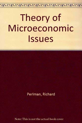 Immagine dell'editore per Theory of microeconomic issues (Dryden Press theory of economics series. Microeconomics: issues) venduto da Harry Righton