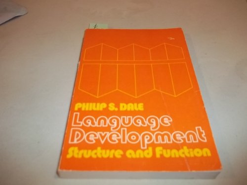 9780030891373: Language Development: Structure and Function