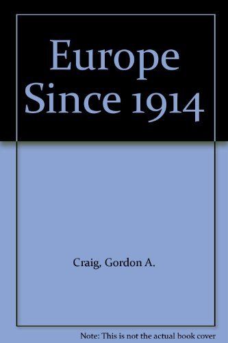 Beispielbild fr Europe Since 1914 zum Verkauf von ThriftBooks-Atlanta