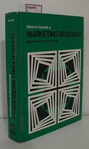 Imagen de archivo de Marketing Research: Methodological Foundations a la venta por NEPO UG