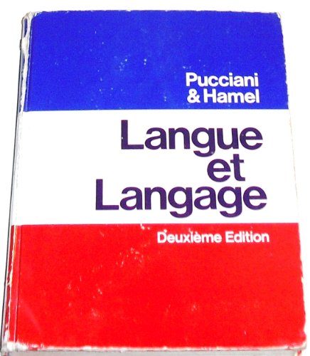 9780030892424: Title: Langue et langage French Edition