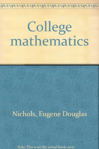 Stock image for College Mathematics for sale by gearbooks