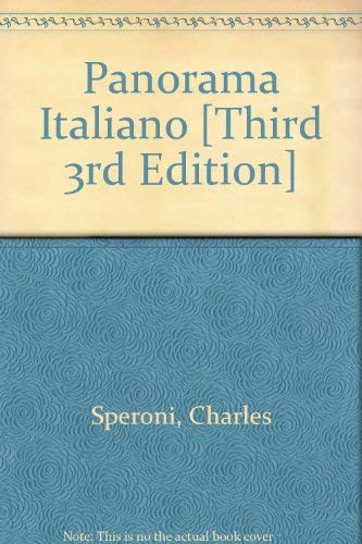 Stock image for Panorama Italiano for sale by ThriftBooks-Dallas