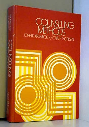 Beispielbild fr Counselling Methods zum Verkauf von GF Books, Inc.