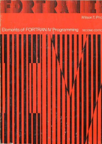 Stock image for Elements of FORTRAN IV Programming for sale by HPB-Red