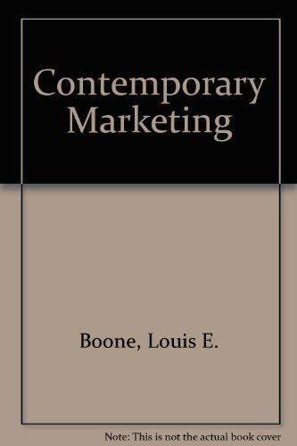 Stock image for Contemporary Marketing for sale by Better World Books