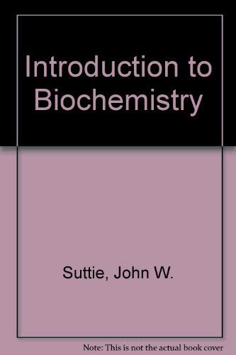 Stock image for Introduction to Biochemistry for sale by dsmbooks