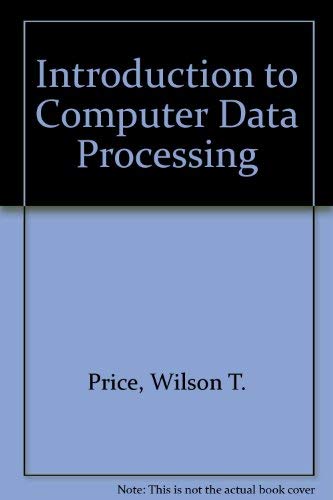 9780030898440: Introduction to Computer Data Processing