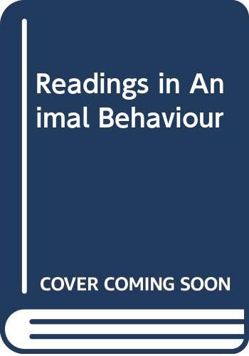 Stock image for Readings in Animal Behavior. for sale by Eryops Books