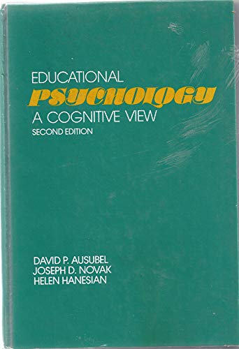 9780030899515: Educational psychology: A cognitive view