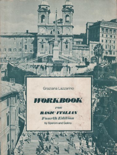 Beispielbild fr Workbook for Basic Italian, fourth edition, by Speroni and Golino zum Verkauf von Jenson Books Inc