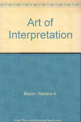 9780030899584: The Art of Interpretation