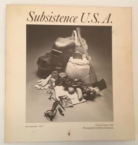 Beispielbild fr Subsistence U.S.A. zum Verkauf von ANARTIST