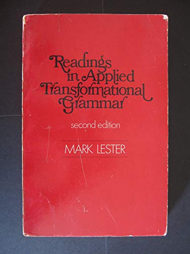 9780030912511: Readings in applied transformational grammar
