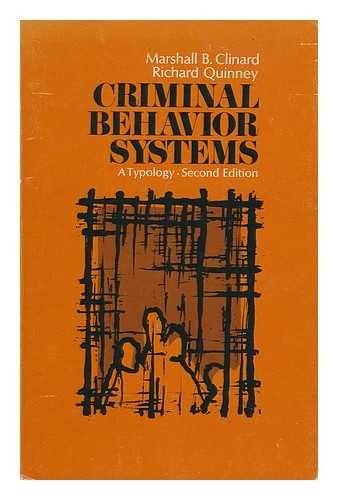 9780030912535: Criminal Behaviour Systems: A Typology