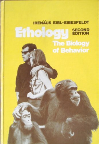 9780030912801: Ethology, the biology of behavior