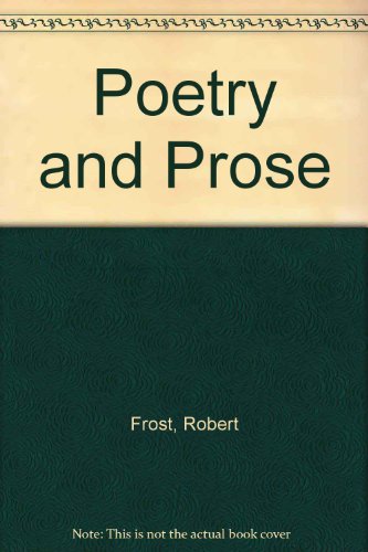 9780030912993: Poetry and Prose