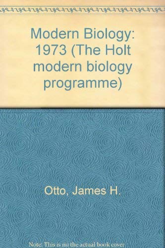 Imagen de archivo de Modern Biology: 1973 a la venta por SecondSale