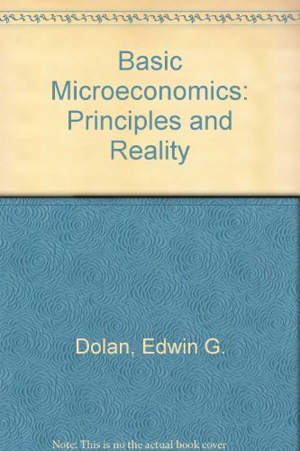 Beispielbild fr Basic microeconomics,: Principles and reality zum Verkauf von HPB-Red