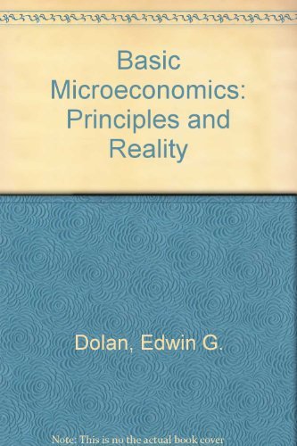 Imagen de archivo de Basic microeconomics,: Principles and reality a la venta por HPB-Red