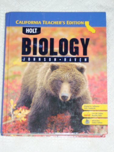 Biology (California Teacher's Edition) (9780030922022) by George Johnson; Peter Raven
