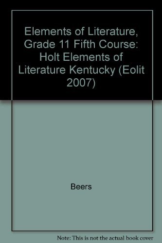 Stock image for Elements of Literature: Elements of Literature Student Edition Fifth Course 2007 for sale by ThriftBooks-Atlanta