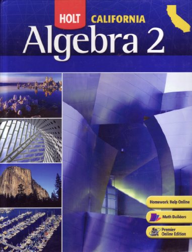 Stock image for Holt California Algebra 2 for sale by Ergodebooks