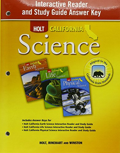 Stock image for Holt Science & Technology California: Interactive Reader and Study Guide with Answer Key Grades 6-8 for sale by ThriftBooks-Atlanta