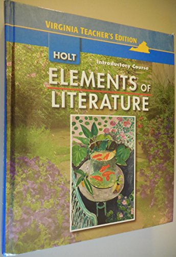 9780030925535: Elements of Literature (Introductory Course, Teachers Edition)
