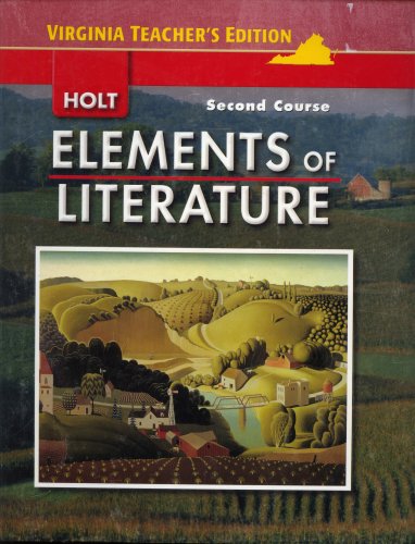 9780030925559: Elements of Literature (Second Course, Teachers Edition)