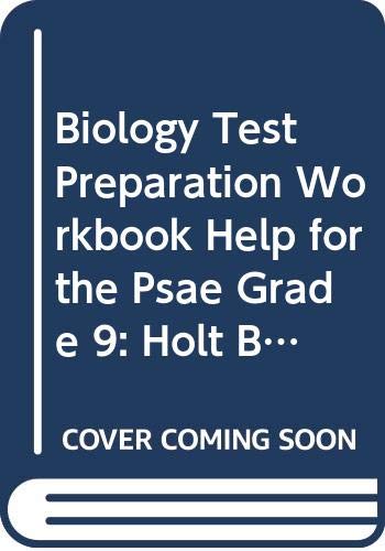 9780030926150: Biology Test Preparation Workbook Help for the Psae Grade 9: Holt Biology Illinois (Holt Biology 2006)