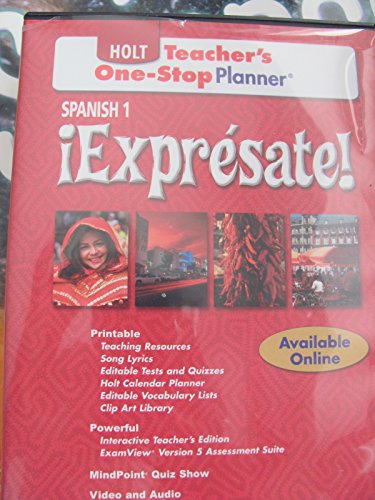 Stock image for Expr?sate!: Teacher One-Stop Planner Level 1 for sale by HPB-Ruby