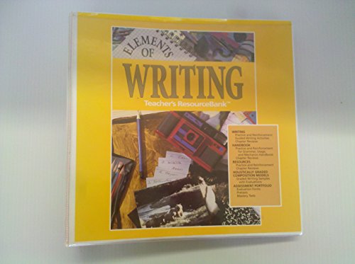 9780030927836: Elements of Writing First Course (Teacher's ResourceBank)