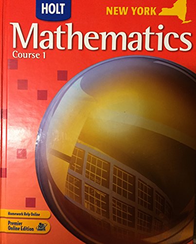 Stock image for Holt Mathematics: Student Edition Course 1 2008 for sale by SecondSale