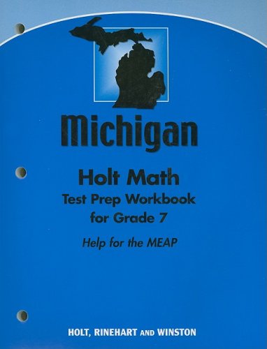 9780030929311: Holt Mathematics: Test Preparation Workbook Course 2: Holt Mathematics Michigan