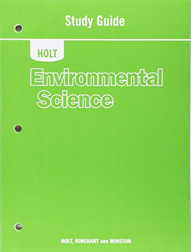 Beispielbild fr Holt Environmental Science: Study Guide zum Verkauf von Ergodebooks