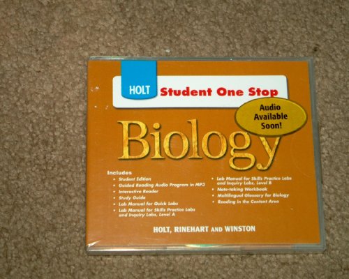 Stock image for Holt Biology: Student One-Stop for sale by GoldBooks