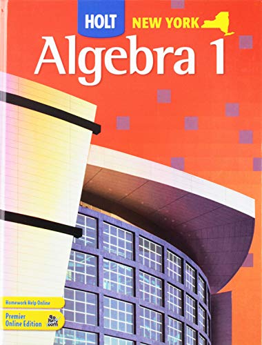 Stock image for Holt Algebra 1 New York : Student Edition Algebra 1 2008 for sale by Better World Books