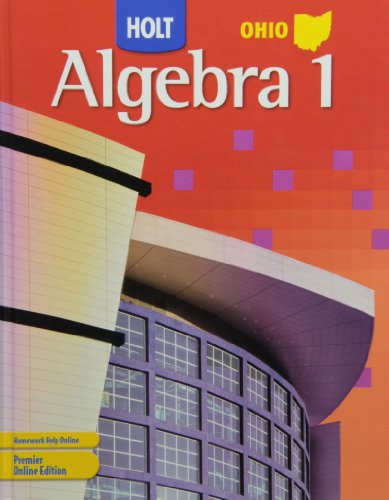Imagen de archivo de Algebra 1, Grade 9: Holt Algebra 1 Ohio a la venta por TextbookRush