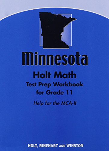 Beispielbild fr Algebra 2, Grade 11 Test Preparation Workbook: Holt Algebra 2 Minnesota zum Verkauf von Better World Books