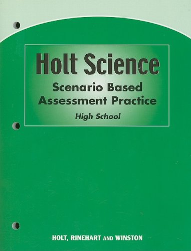 Imagen de archivo de Holt Science Spectrum Washington: Scenario-Based Assessment Physical Science a la venta por BooksRun